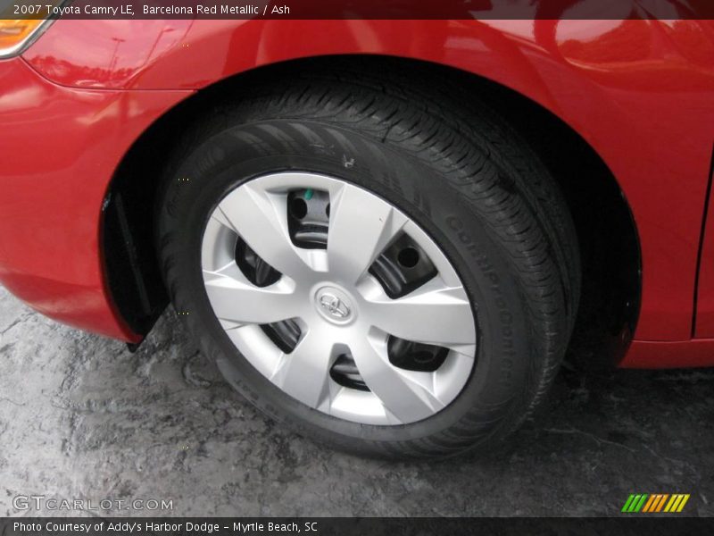 Barcelona Red Metallic / Ash 2007 Toyota Camry LE