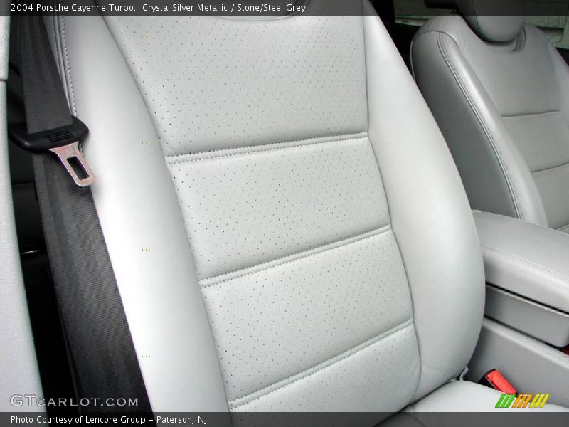 Crystal Silver Metallic / Stone/Steel Grey 2004 Porsche Cayenne Turbo