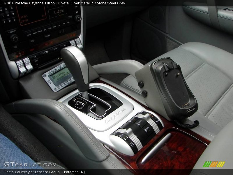 Crystal Silver Metallic / Stone/Steel Grey 2004 Porsche Cayenne Turbo