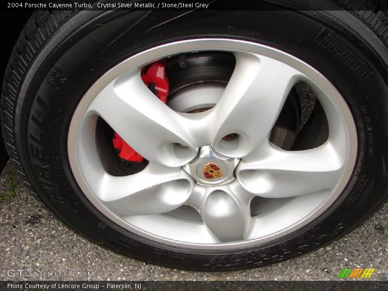 Crystal Silver Metallic / Stone/Steel Grey 2004 Porsche Cayenne Turbo