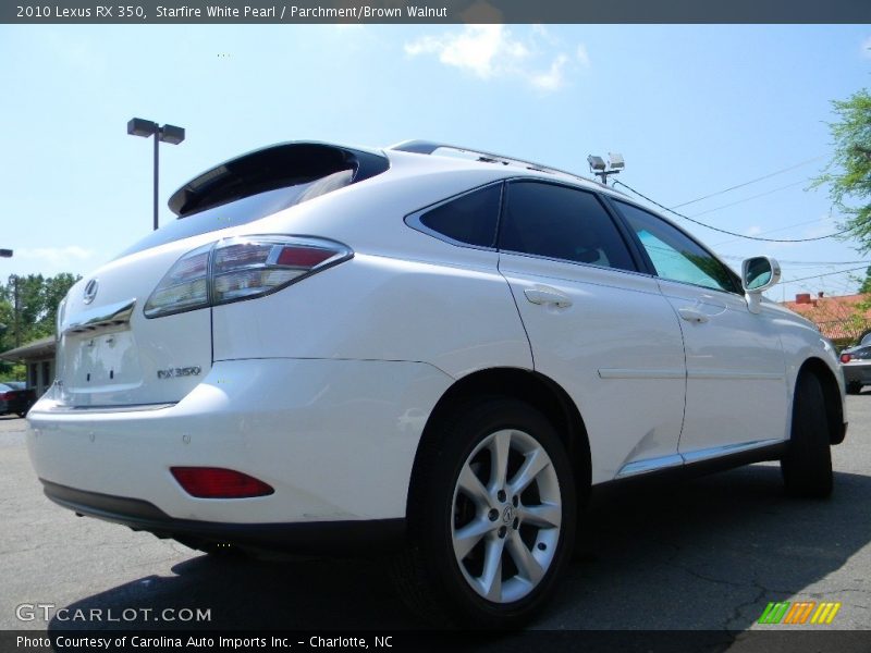 Starfire White Pearl / Parchment/Brown Walnut 2010 Lexus RX 350