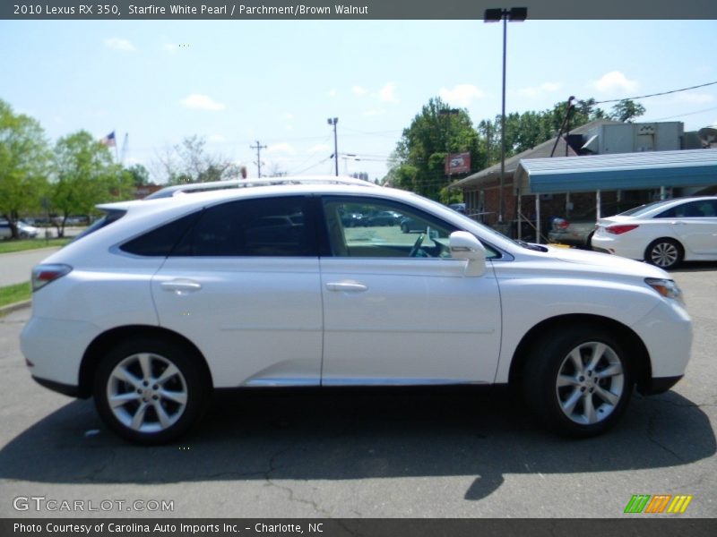 Starfire White Pearl / Parchment/Brown Walnut 2010 Lexus RX 350