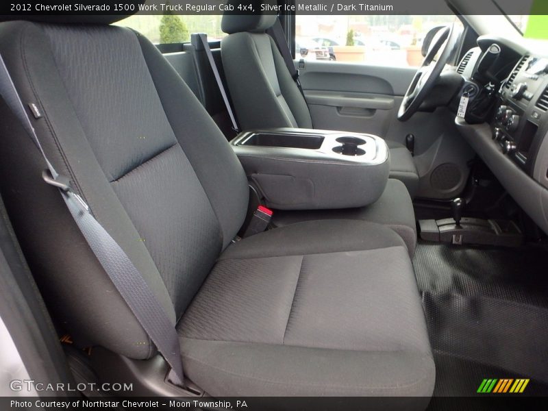 Silver Ice Metallic / Dark Titanium 2012 Chevrolet Silverado 1500 Work Truck Regular Cab 4x4