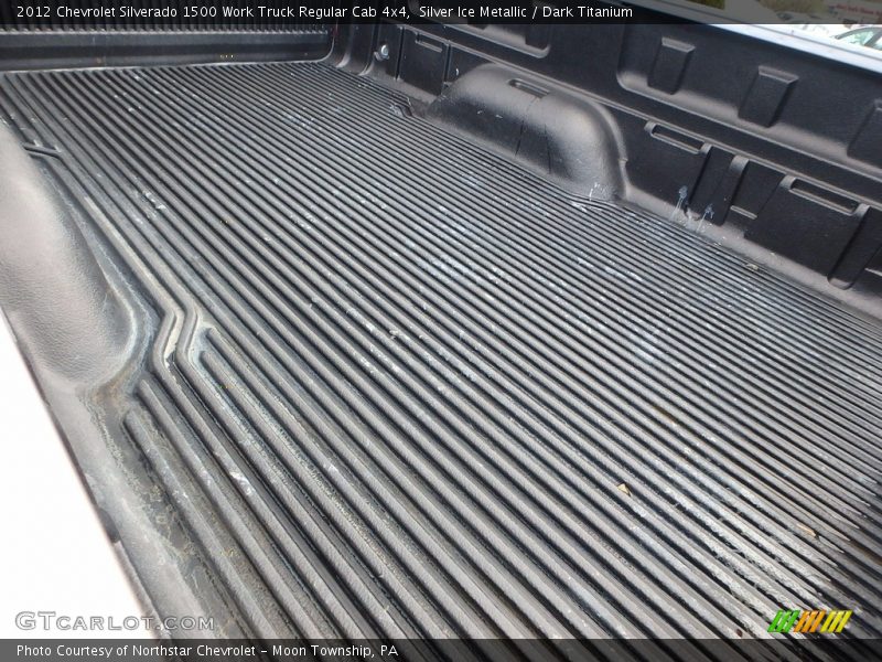 Silver Ice Metallic / Dark Titanium 2012 Chevrolet Silverado 1500 Work Truck Regular Cab 4x4