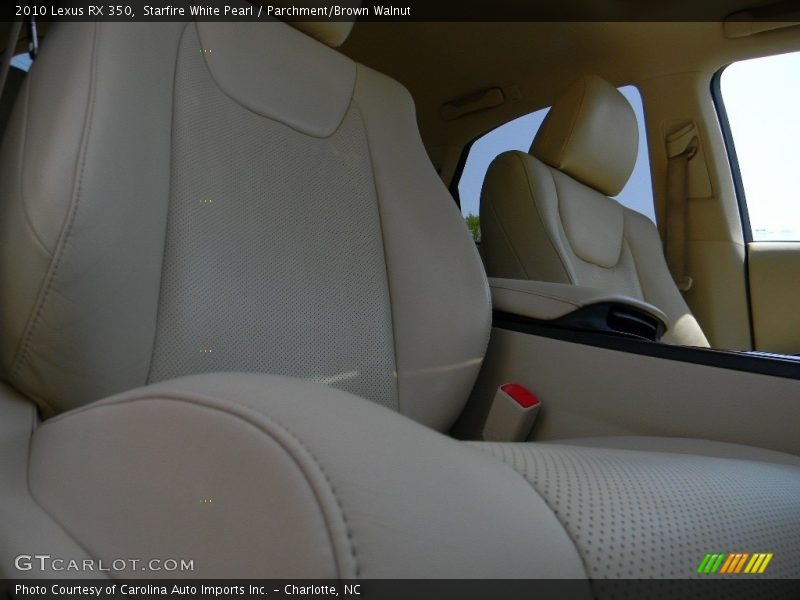 Starfire White Pearl / Parchment/Brown Walnut 2010 Lexus RX 350