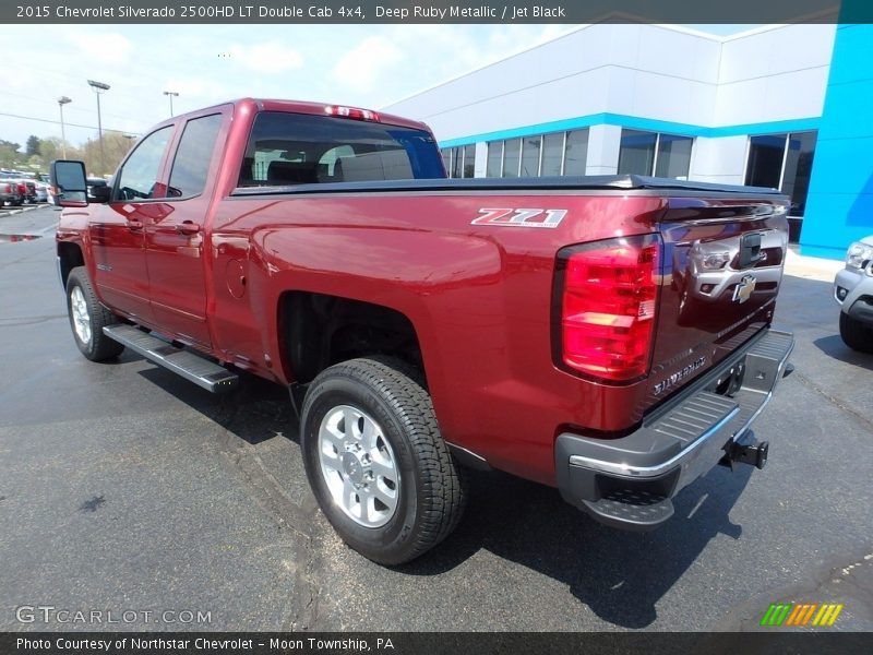 Deep Ruby Metallic / Jet Black 2015 Chevrolet Silverado 2500HD LT Double Cab 4x4