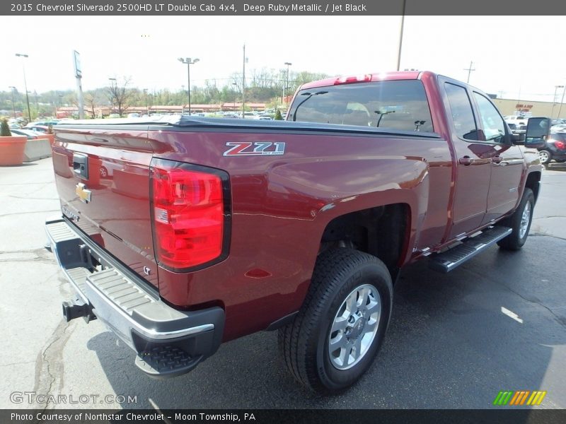 Deep Ruby Metallic / Jet Black 2015 Chevrolet Silverado 2500HD LT Double Cab 4x4