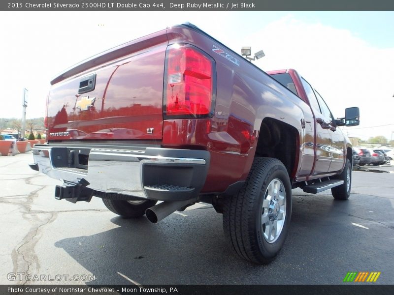 Deep Ruby Metallic / Jet Black 2015 Chevrolet Silverado 2500HD LT Double Cab 4x4