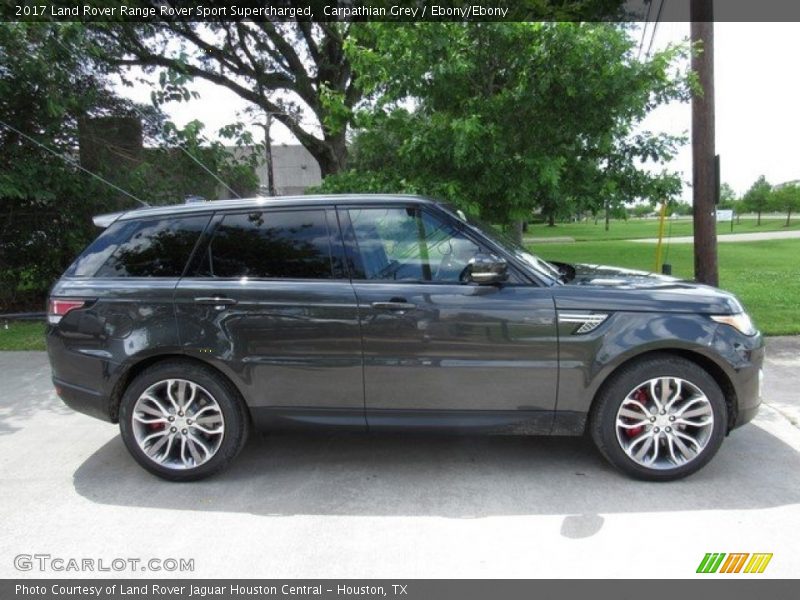 Carpathian Grey / Ebony/Ebony 2017 Land Rover Range Rover Sport Supercharged