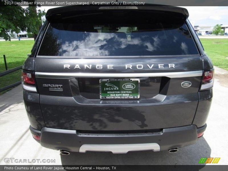 Carpathian Grey / Ebony/Ebony 2017 Land Rover Range Rover Sport Supercharged