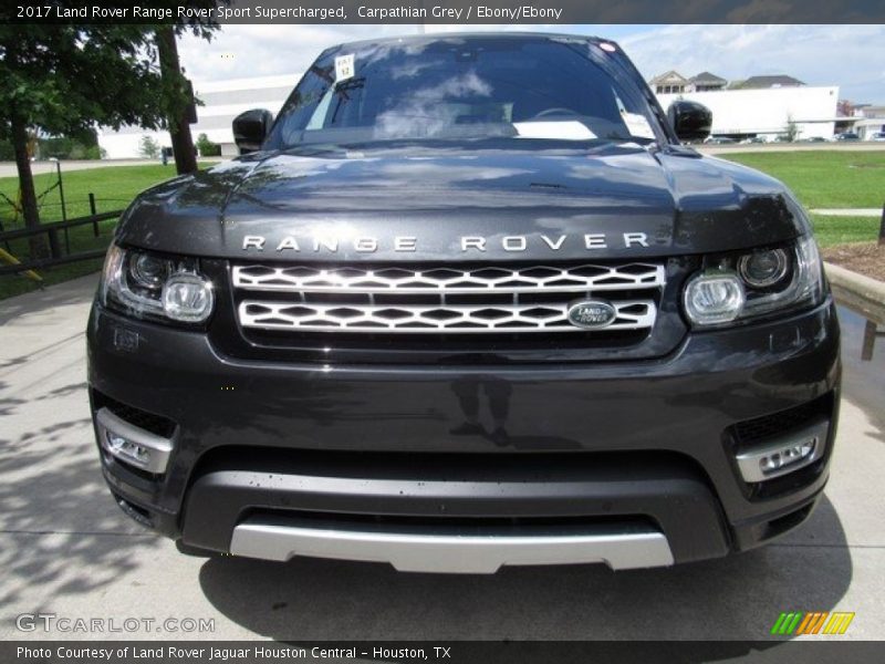 Carpathian Grey / Ebony/Ebony 2017 Land Rover Range Rover Sport Supercharged