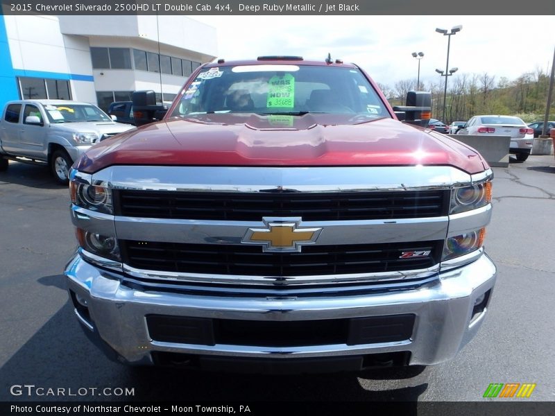 Deep Ruby Metallic / Jet Black 2015 Chevrolet Silverado 2500HD LT Double Cab 4x4