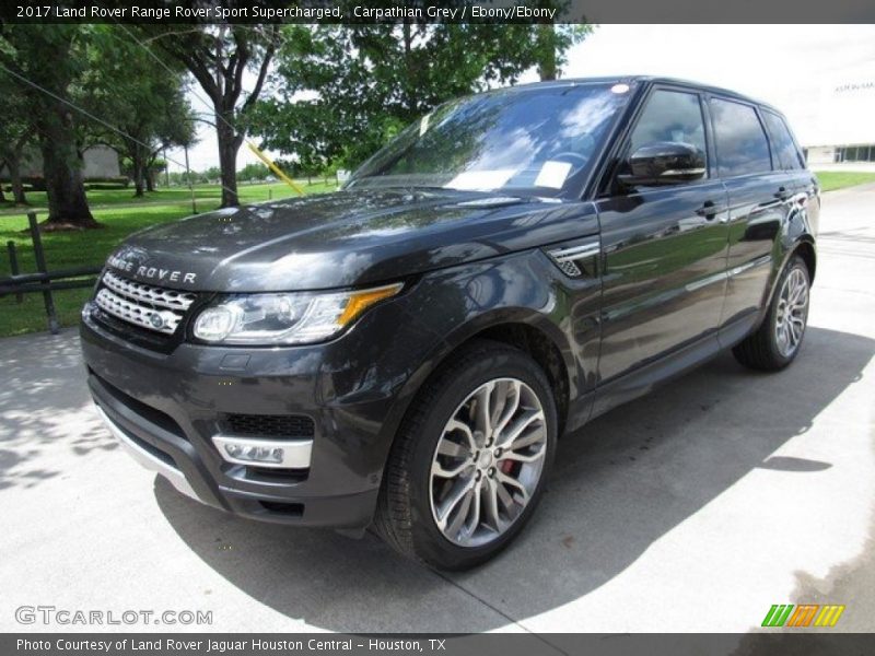 Carpathian Grey / Ebony/Ebony 2017 Land Rover Range Rover Sport Supercharged