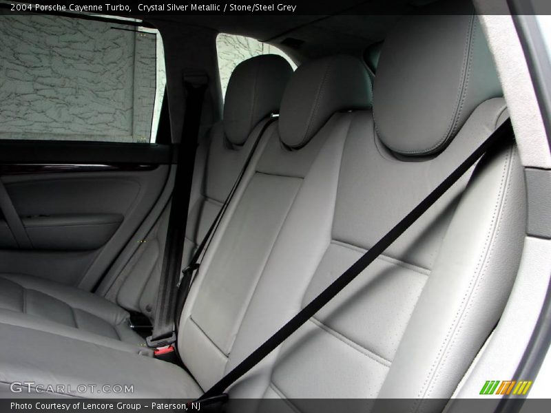 Crystal Silver Metallic / Stone/Steel Grey 2004 Porsche Cayenne Turbo