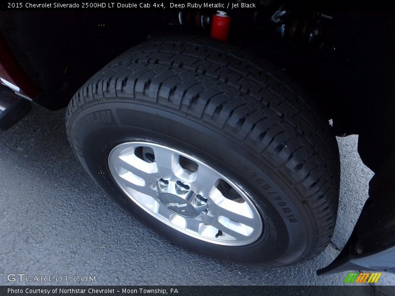 Deep Ruby Metallic / Jet Black 2015 Chevrolet Silverado 2500HD LT Double Cab 4x4