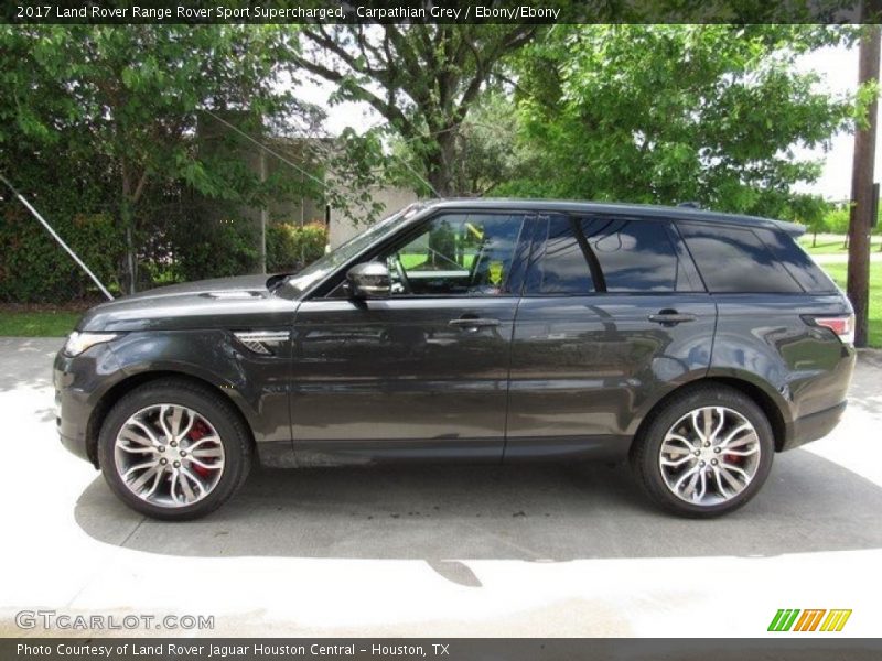 Carpathian Grey / Ebony/Ebony 2017 Land Rover Range Rover Sport Supercharged