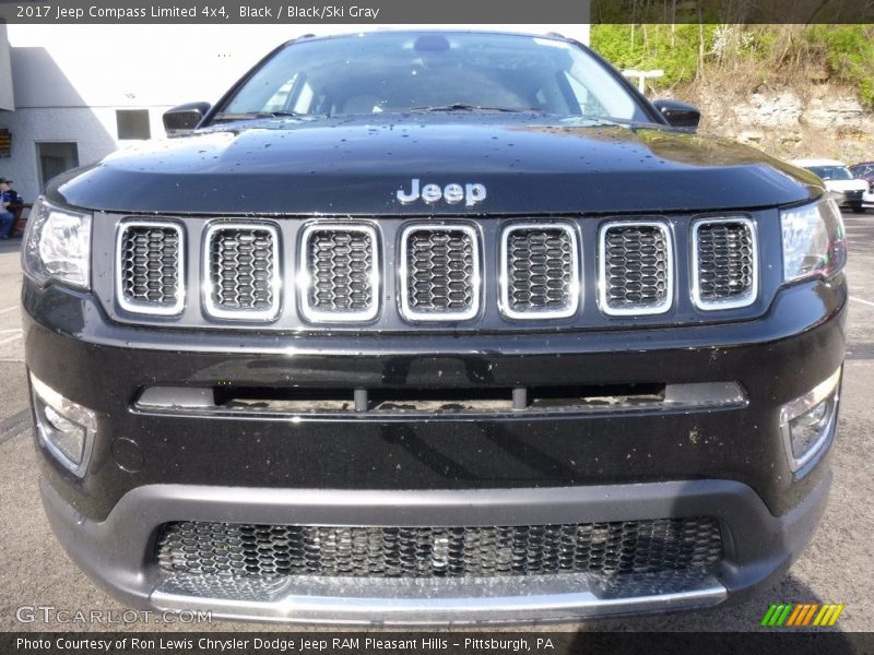 Black / Black/Ski Gray 2017 Jeep Compass Limited 4x4