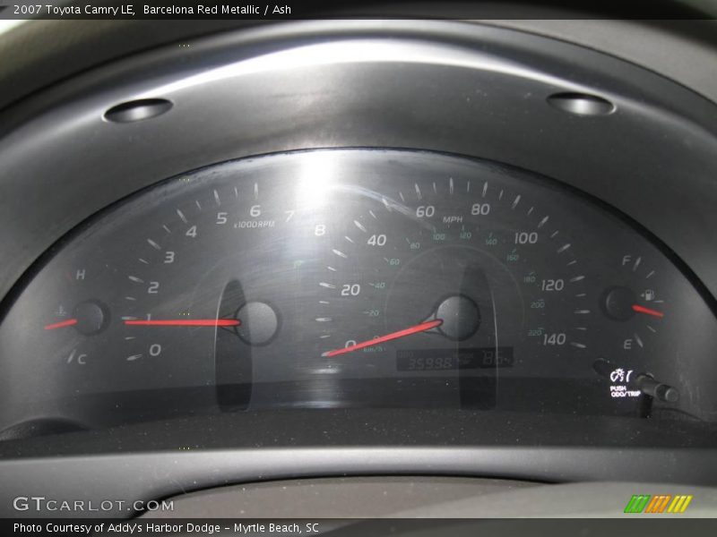 Barcelona Red Metallic / Ash 2007 Toyota Camry LE