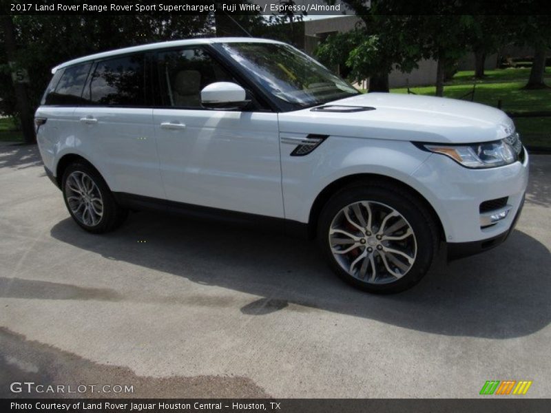 Fuji White / Espresso/Almond 2017 Land Rover Range Rover Sport Supercharged