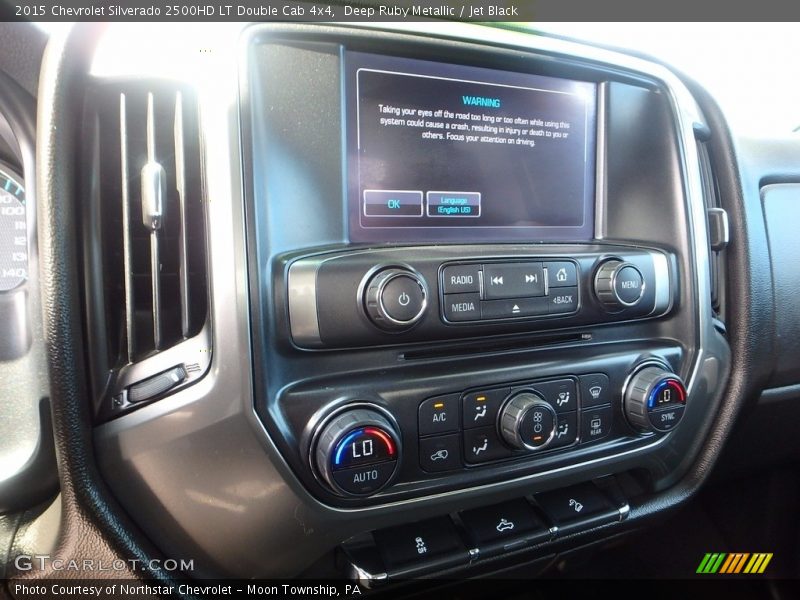 Deep Ruby Metallic / Jet Black 2015 Chevrolet Silverado 2500HD LT Double Cab 4x4
