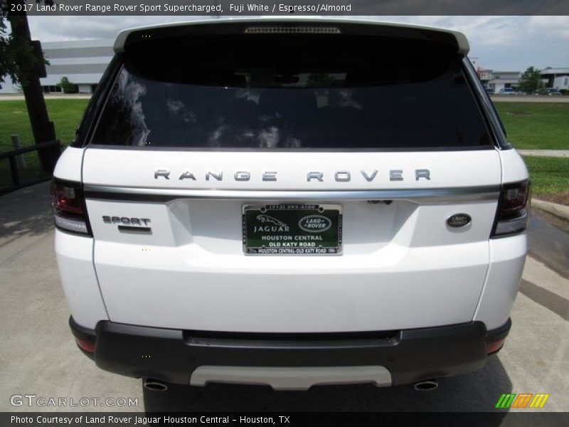 Fuji White / Espresso/Almond 2017 Land Rover Range Rover Sport Supercharged