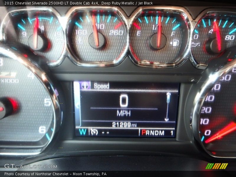 Deep Ruby Metallic / Jet Black 2015 Chevrolet Silverado 2500HD LT Double Cab 4x4