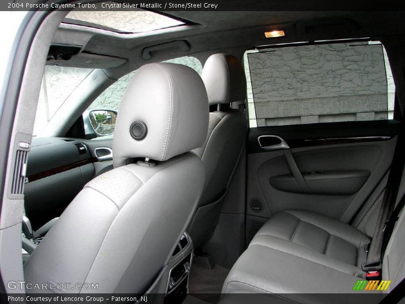 Crystal Silver Metallic / Stone/Steel Grey 2004 Porsche Cayenne Turbo