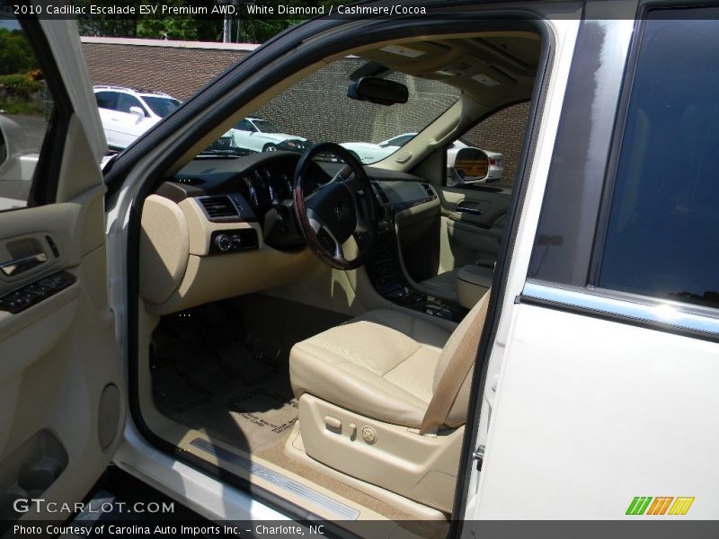 White Diamond / Cashmere/Cocoa 2010 Cadillac Escalade ESV Premium AWD