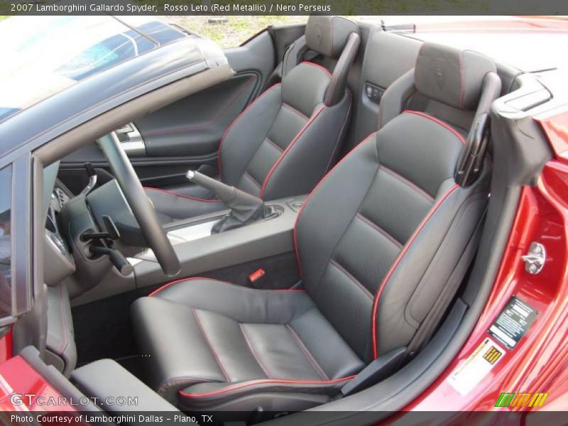  2007 Gallardo Spyder Nero Perseus Interior