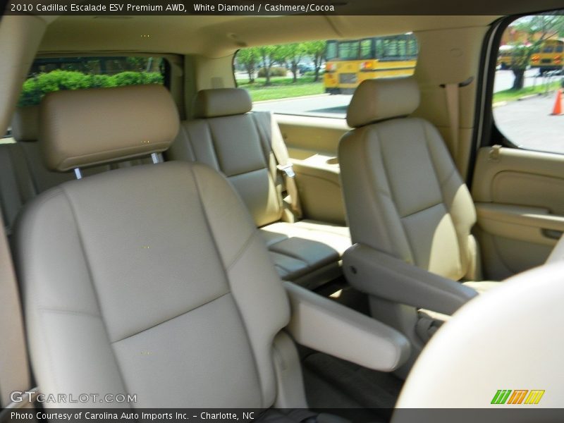 White Diamond / Cashmere/Cocoa 2010 Cadillac Escalade ESV Premium AWD