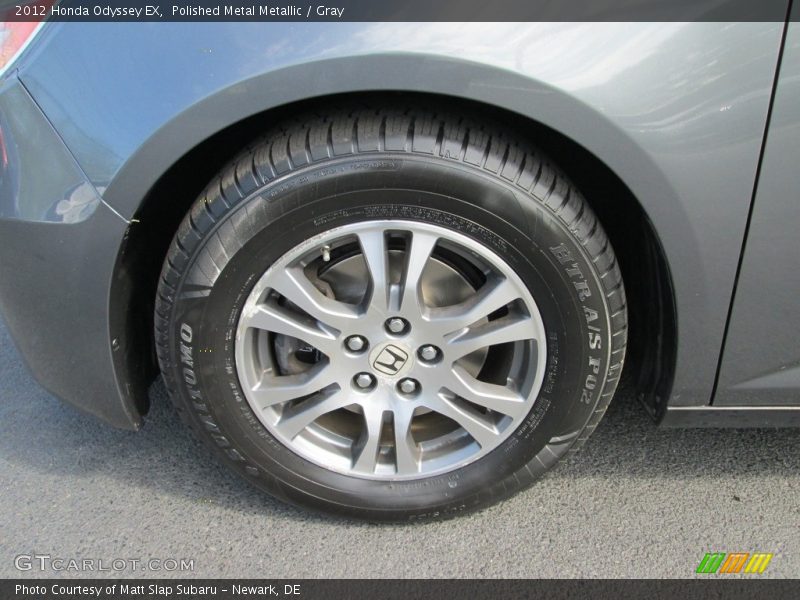 Polished Metal Metallic / Gray 2012 Honda Odyssey EX