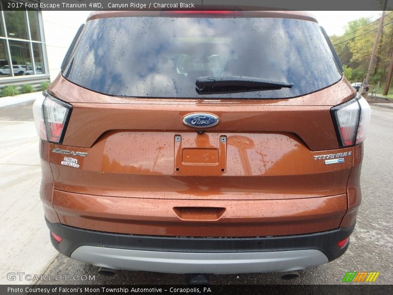 Canyon Ridge / Charcoal Black 2017 Ford Escape Titanium 4WD