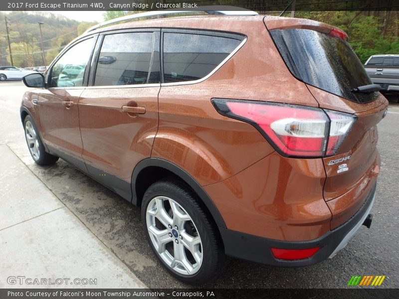 Canyon Ridge / Charcoal Black 2017 Ford Escape Titanium 4WD