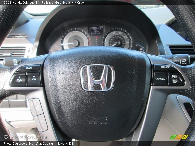 Polished Metal Metallic / Gray 2012 Honda Odyssey EX