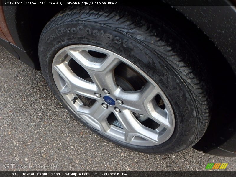 Canyon Ridge / Charcoal Black 2017 Ford Escape Titanium 4WD