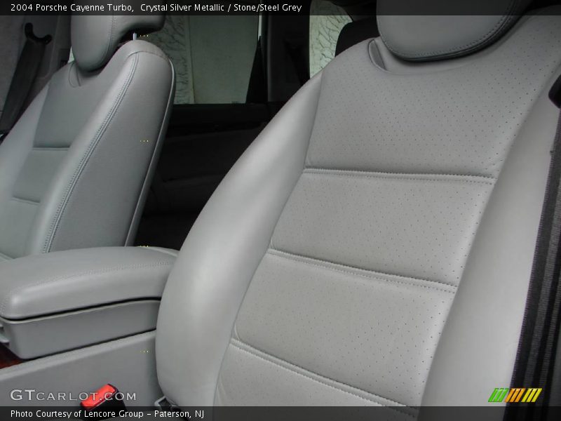 Crystal Silver Metallic / Stone/Steel Grey 2004 Porsche Cayenne Turbo