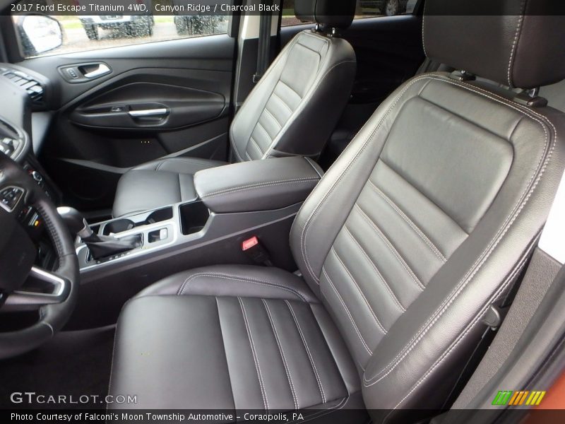 Canyon Ridge / Charcoal Black 2017 Ford Escape Titanium 4WD