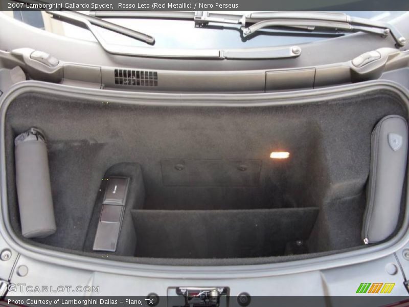  2007 Gallardo Spyder Trunk