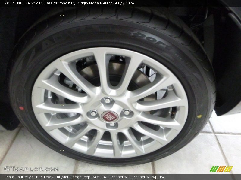 Grigio Moda Meteor Grey / Nero 2017 Fiat 124 Spider Classica Roadster