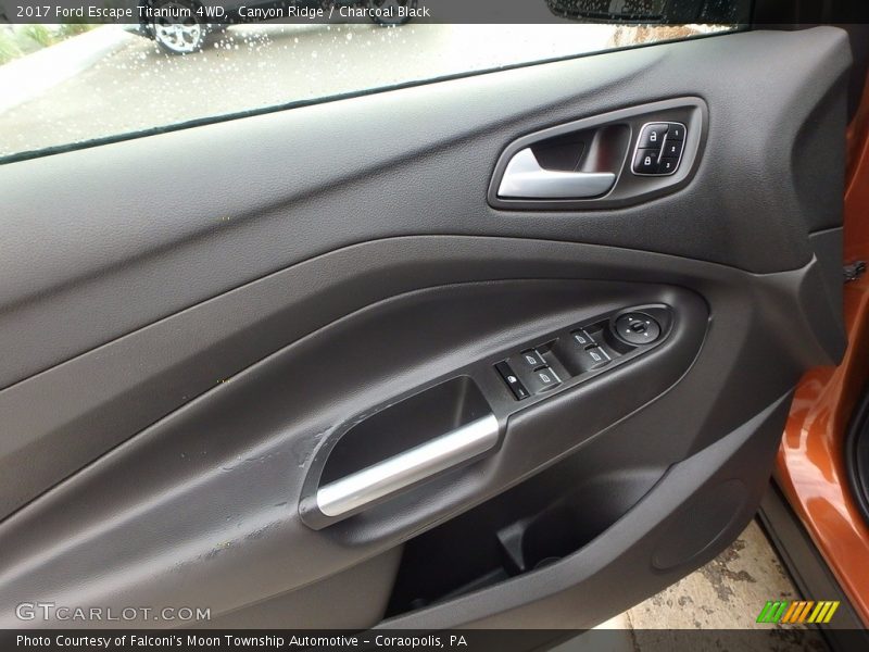 Canyon Ridge / Charcoal Black 2017 Ford Escape Titanium 4WD