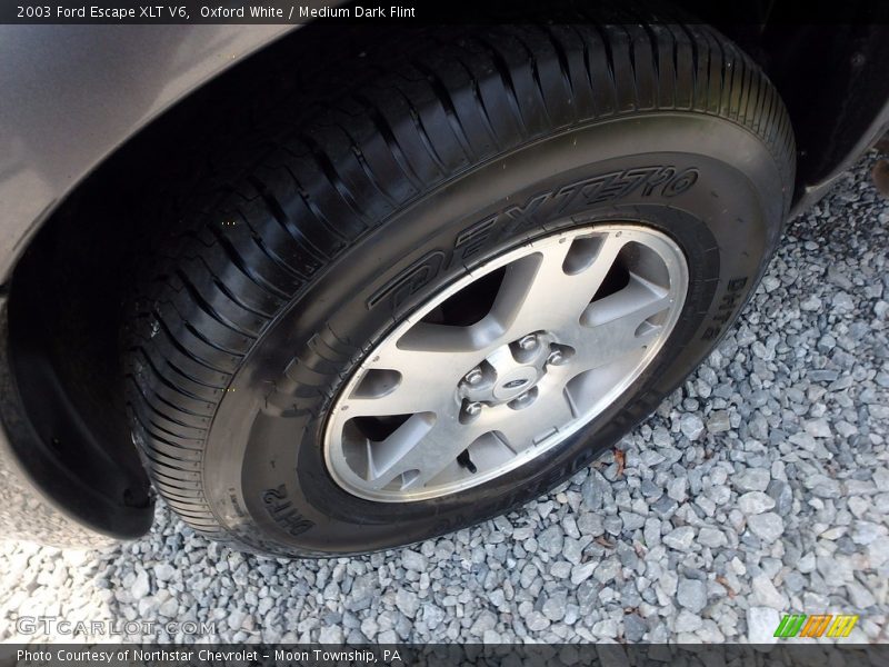 Oxford White / Medium Dark Flint 2003 Ford Escape XLT V6
