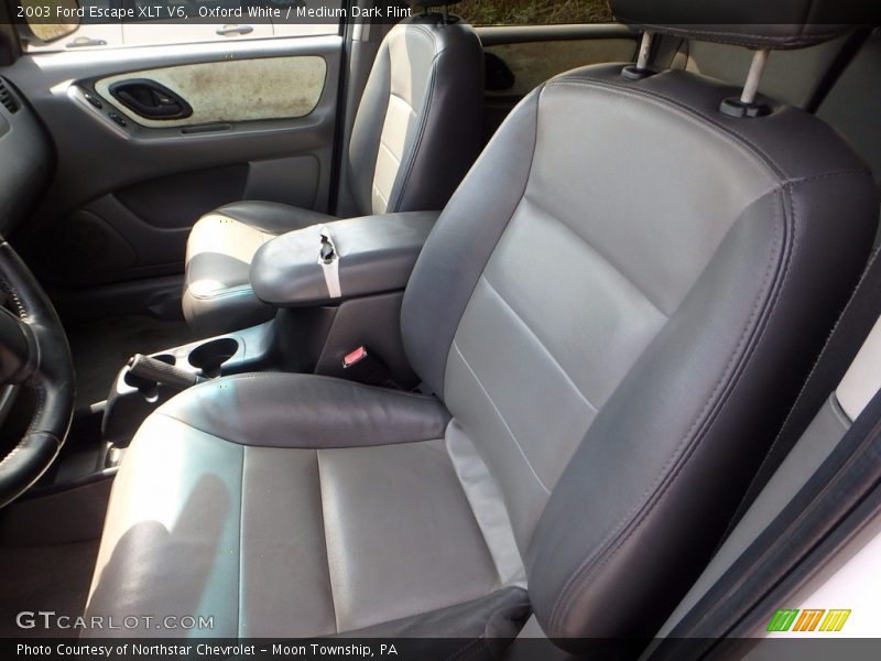 Oxford White / Medium Dark Flint 2003 Ford Escape XLT V6