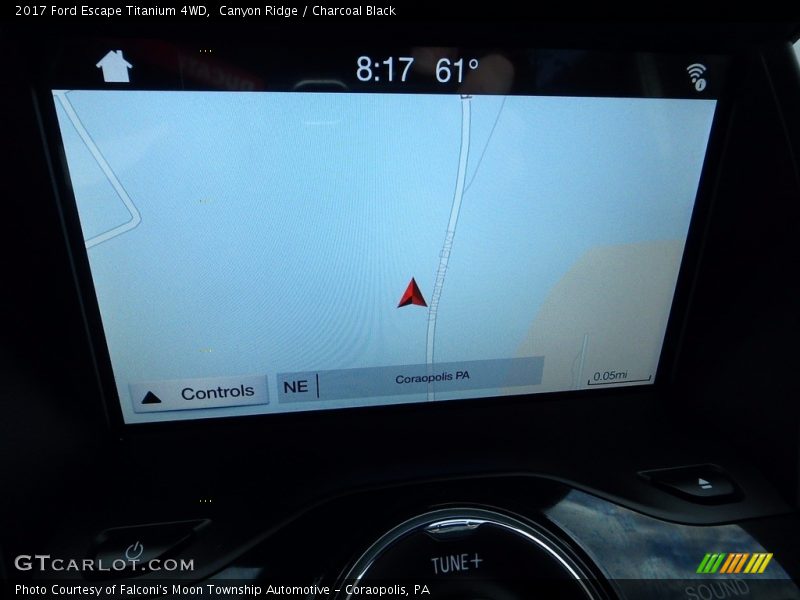 Canyon Ridge / Charcoal Black 2017 Ford Escape Titanium 4WD
