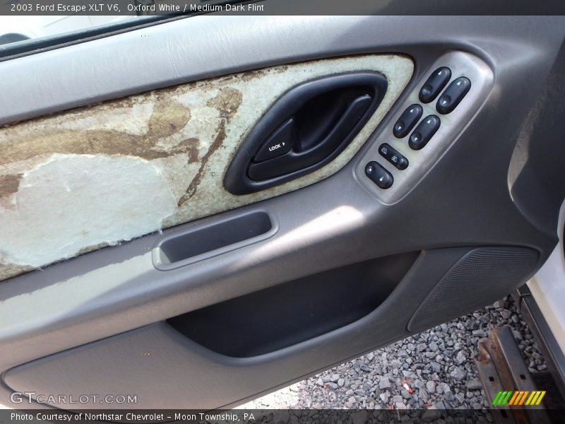Oxford White / Medium Dark Flint 2003 Ford Escape XLT V6