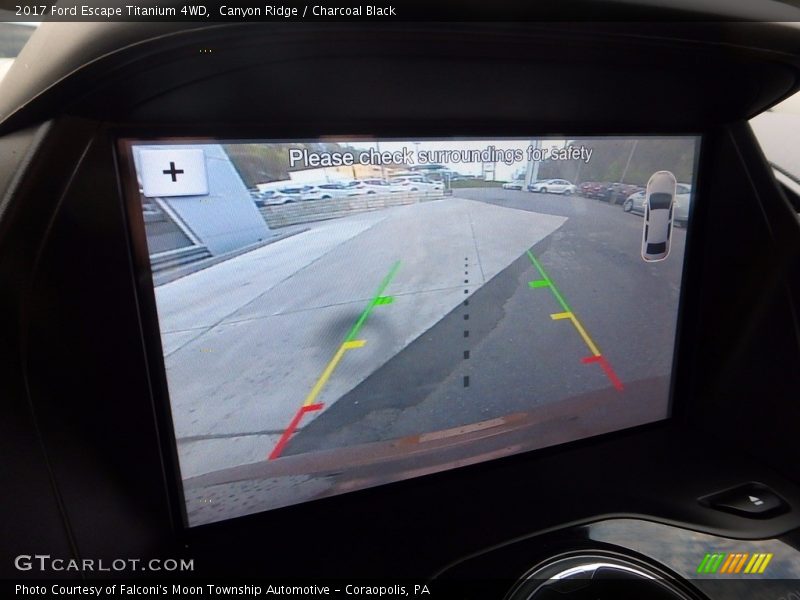 Canyon Ridge / Charcoal Black 2017 Ford Escape Titanium 4WD