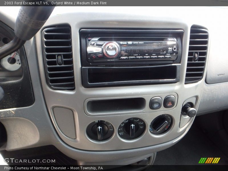 Oxford White / Medium Dark Flint 2003 Ford Escape XLT V6