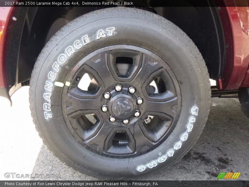 Delmonico Red Pearl / Black 2017 Ram 2500 Laramie Mega Cab 4x4