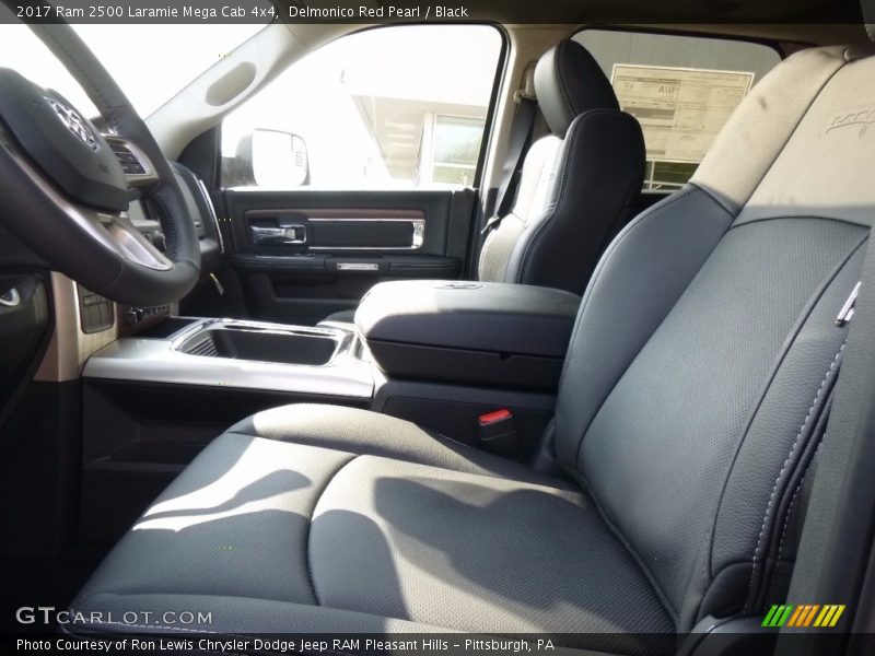 Delmonico Red Pearl / Black 2017 Ram 2500 Laramie Mega Cab 4x4