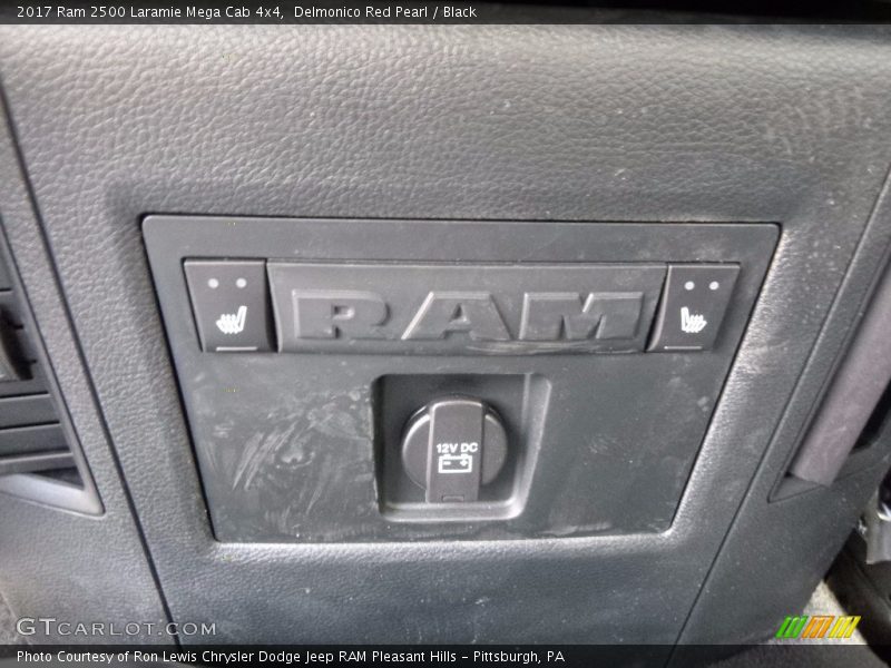 Delmonico Red Pearl / Black 2017 Ram 2500 Laramie Mega Cab 4x4