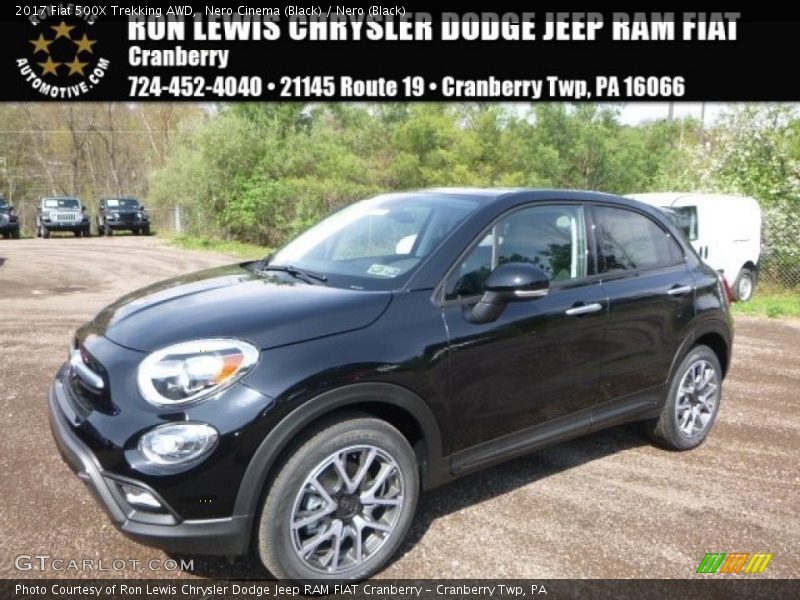 Nero Cinema (Black) / Nero (Black) 2017 Fiat 500X Trekking AWD